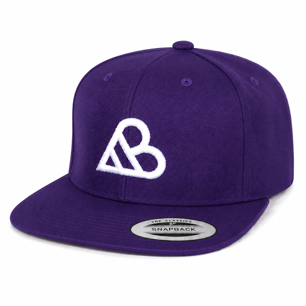 AB Logo Snapback Hat - Purple